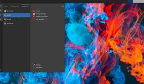 The services tab in Qubes OS
