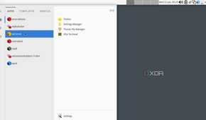 The apps in Qubes OS