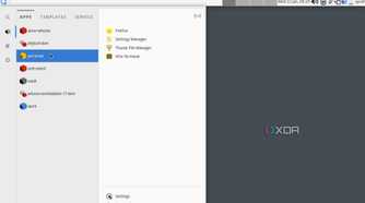 The apps in Qubes OS