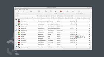 The Qubes Manager in Qubes OS