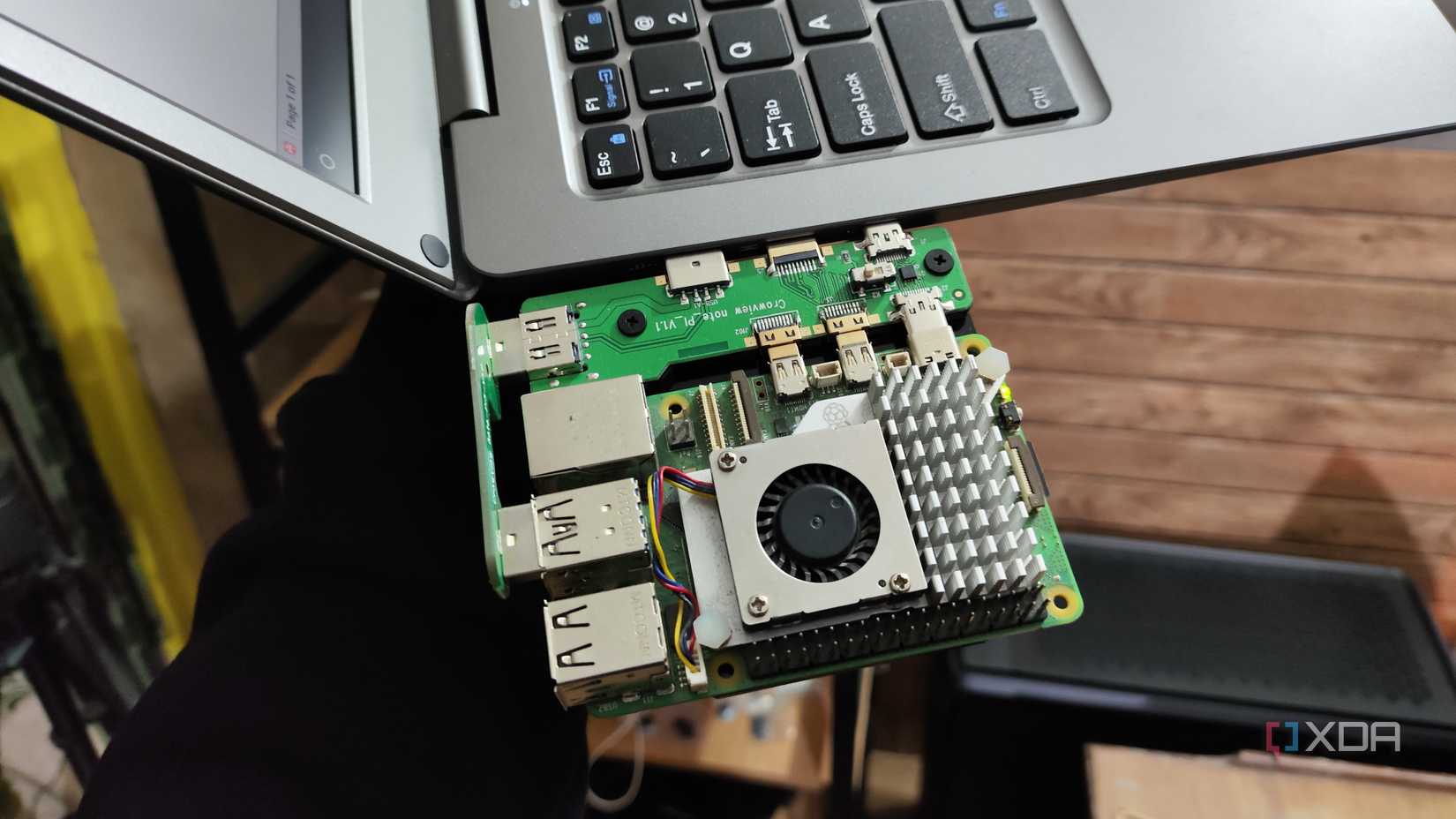 I tried using my Raspberry Pi as a laptop