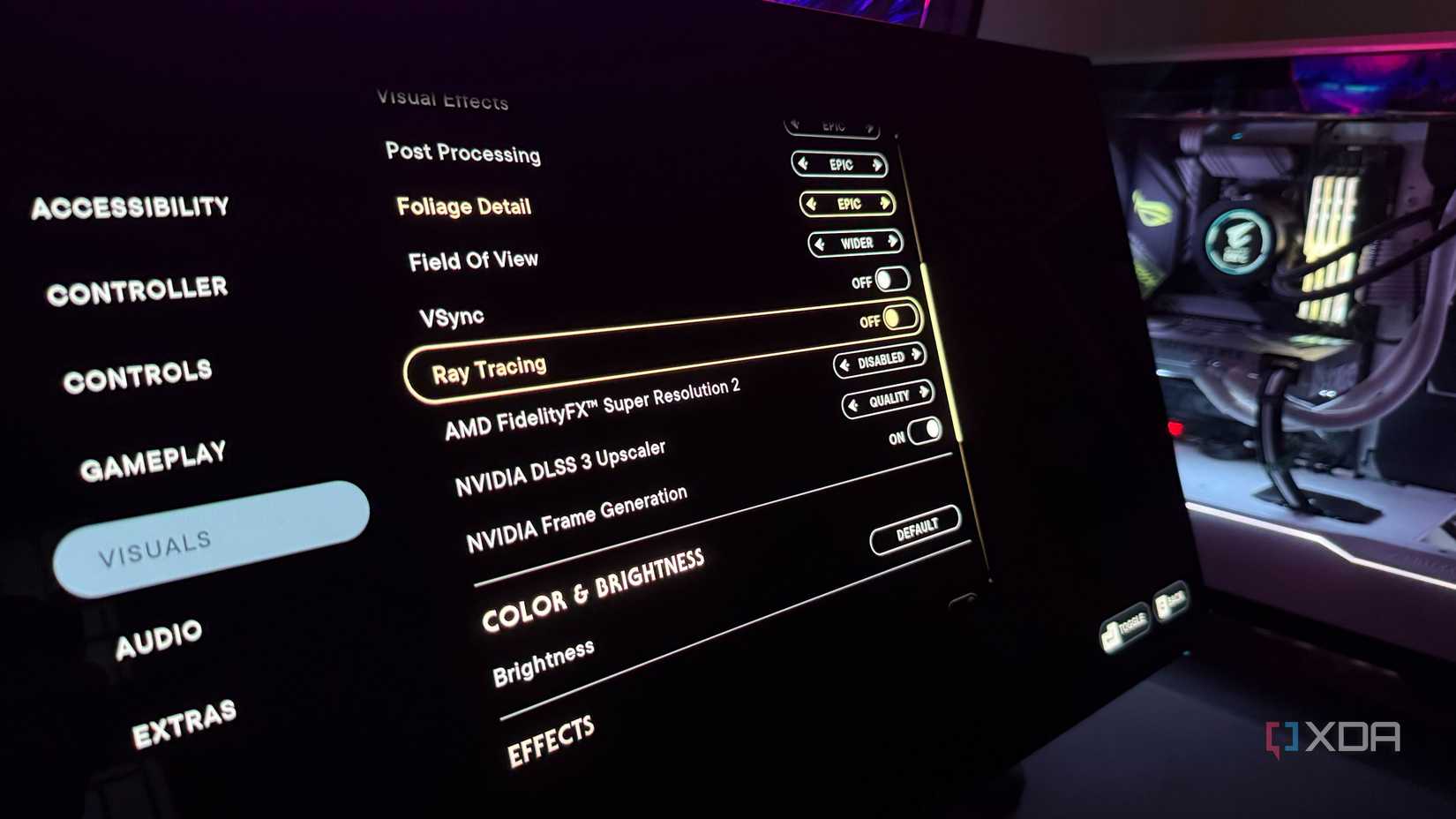 Ray Tracing Settings in Star Wars Jedi Survivor
