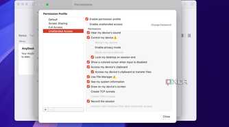 AnyDesk permission