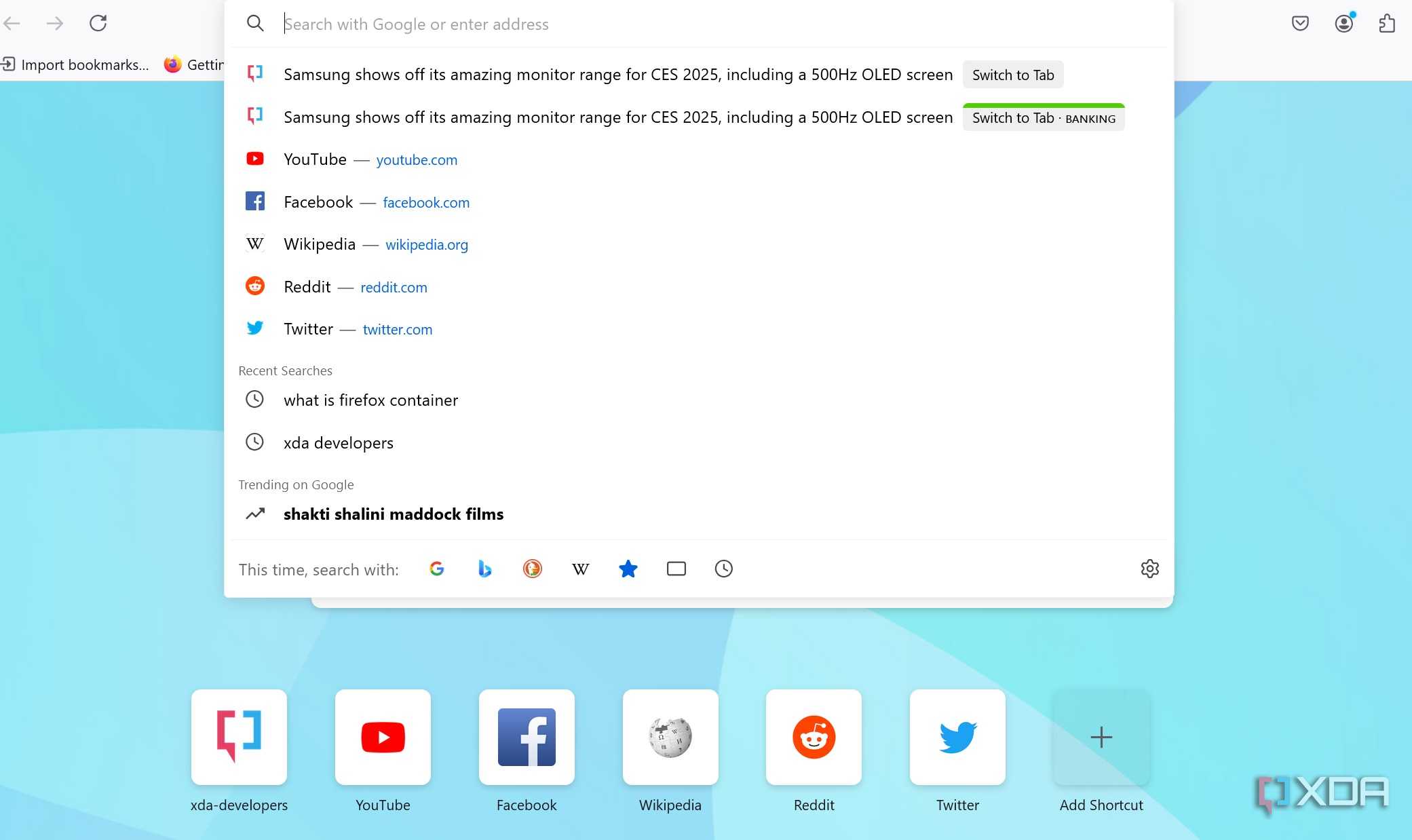 Firefox trends