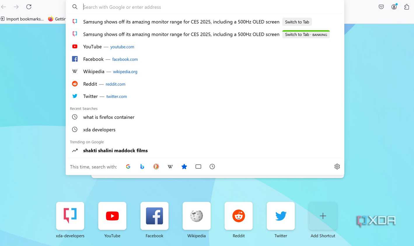 Firefox trends