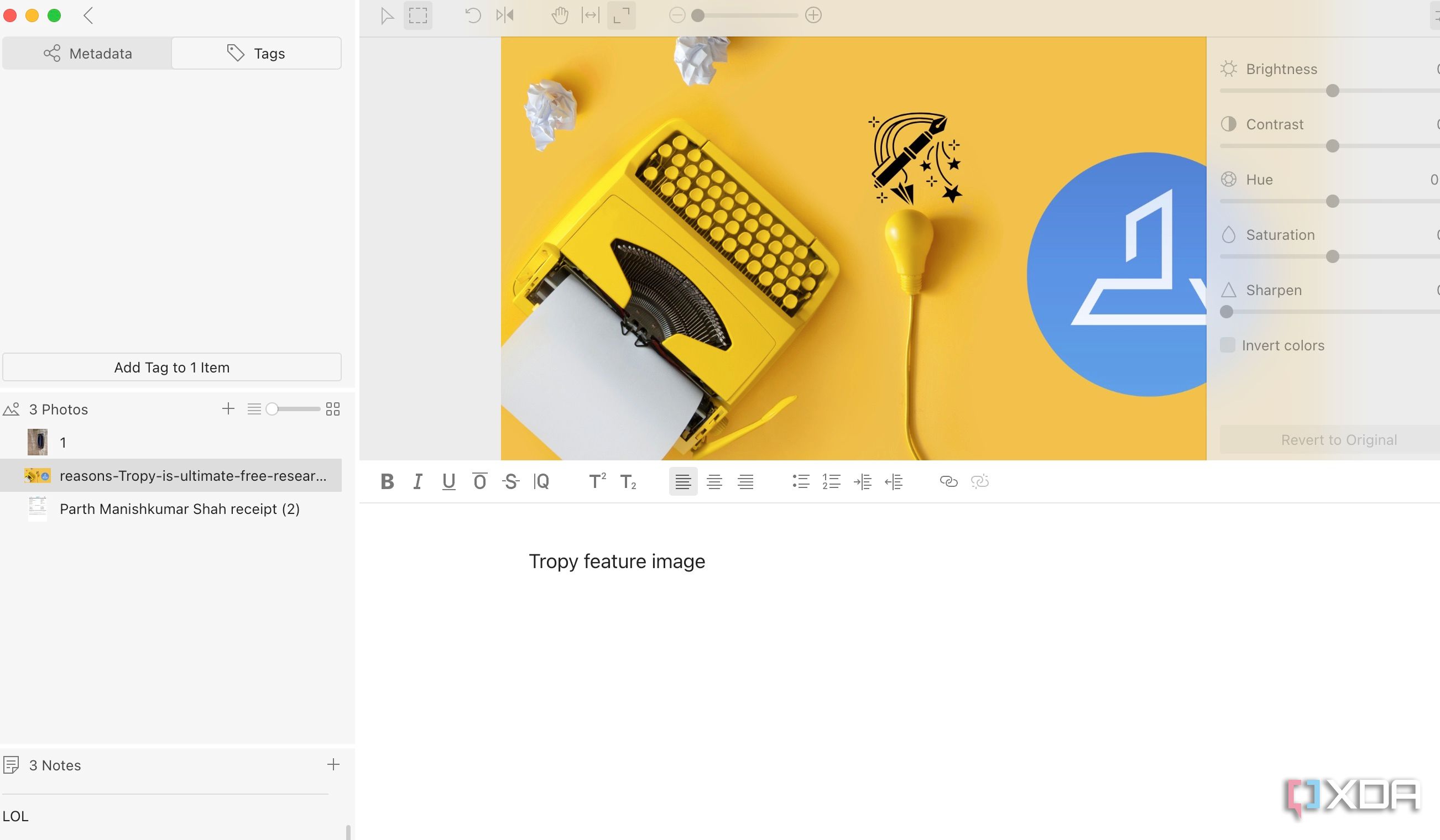 5 reasons Tropy is the ultimate free research organization tool for writers