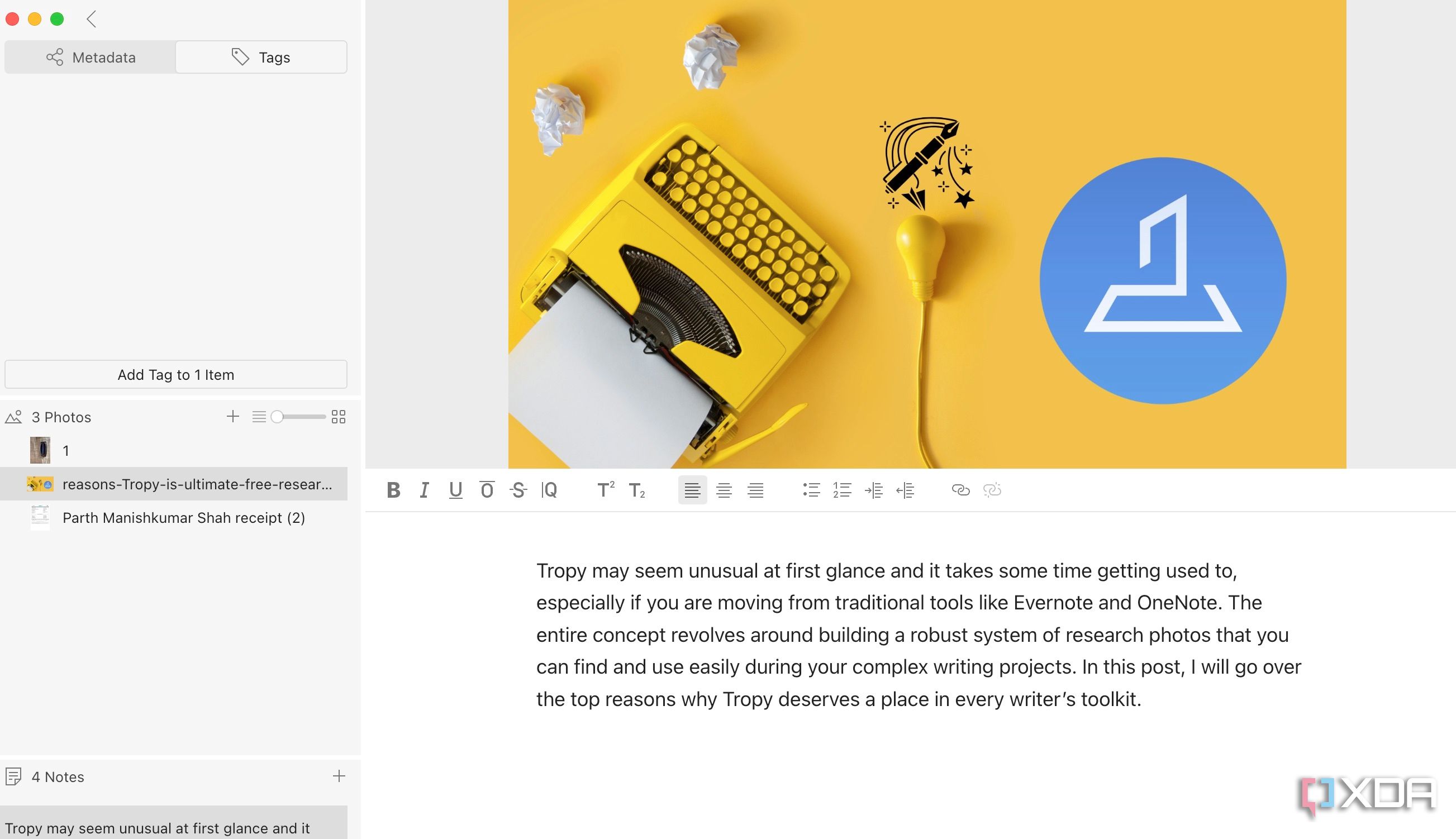 5 reasons Tropy is the ultimate free research organization tool for writers