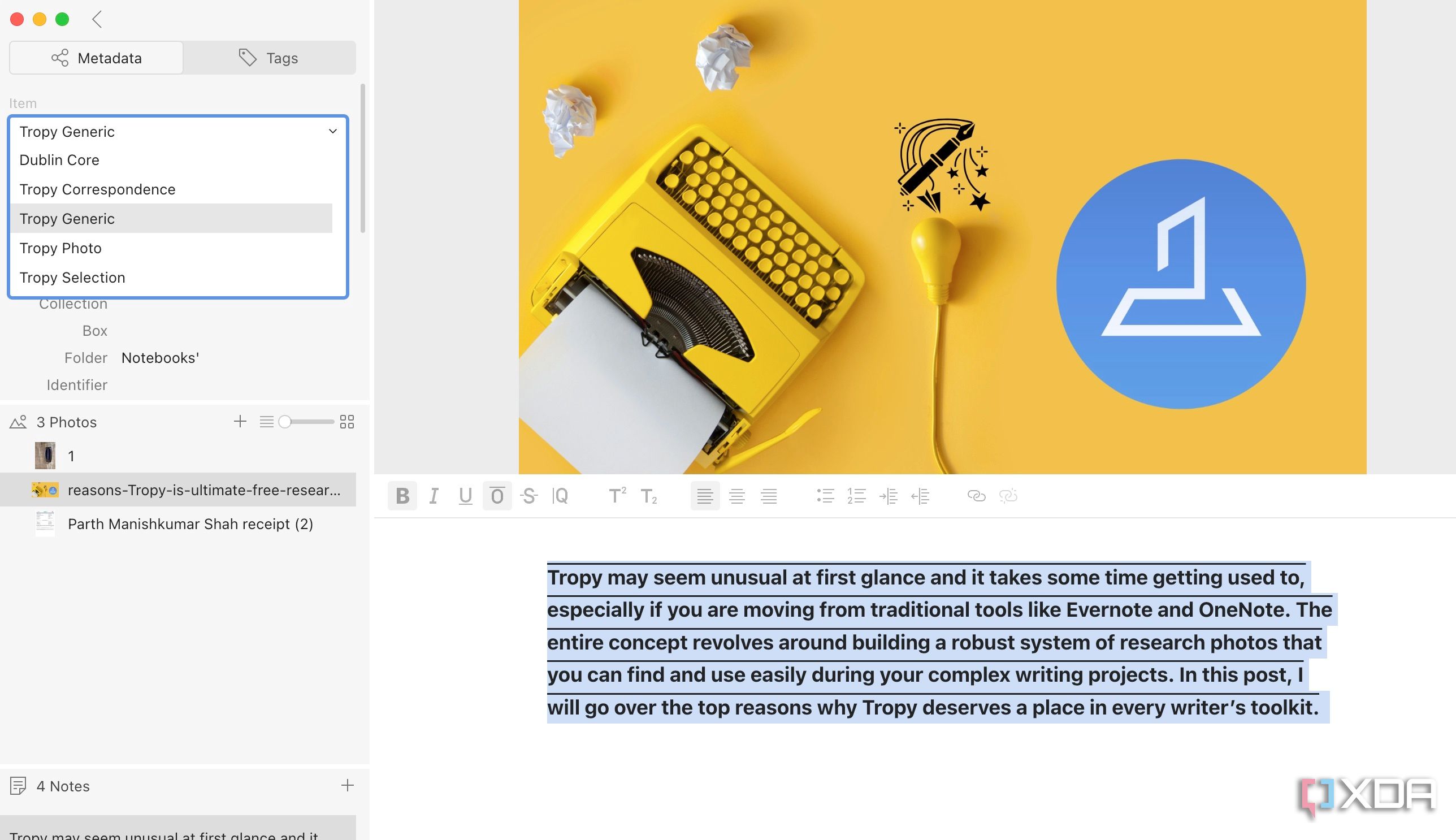 5 reasons Tropy is the ultimate free research organization tool for writers