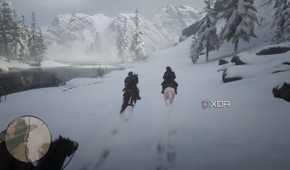 a player riding a horse in rdr2