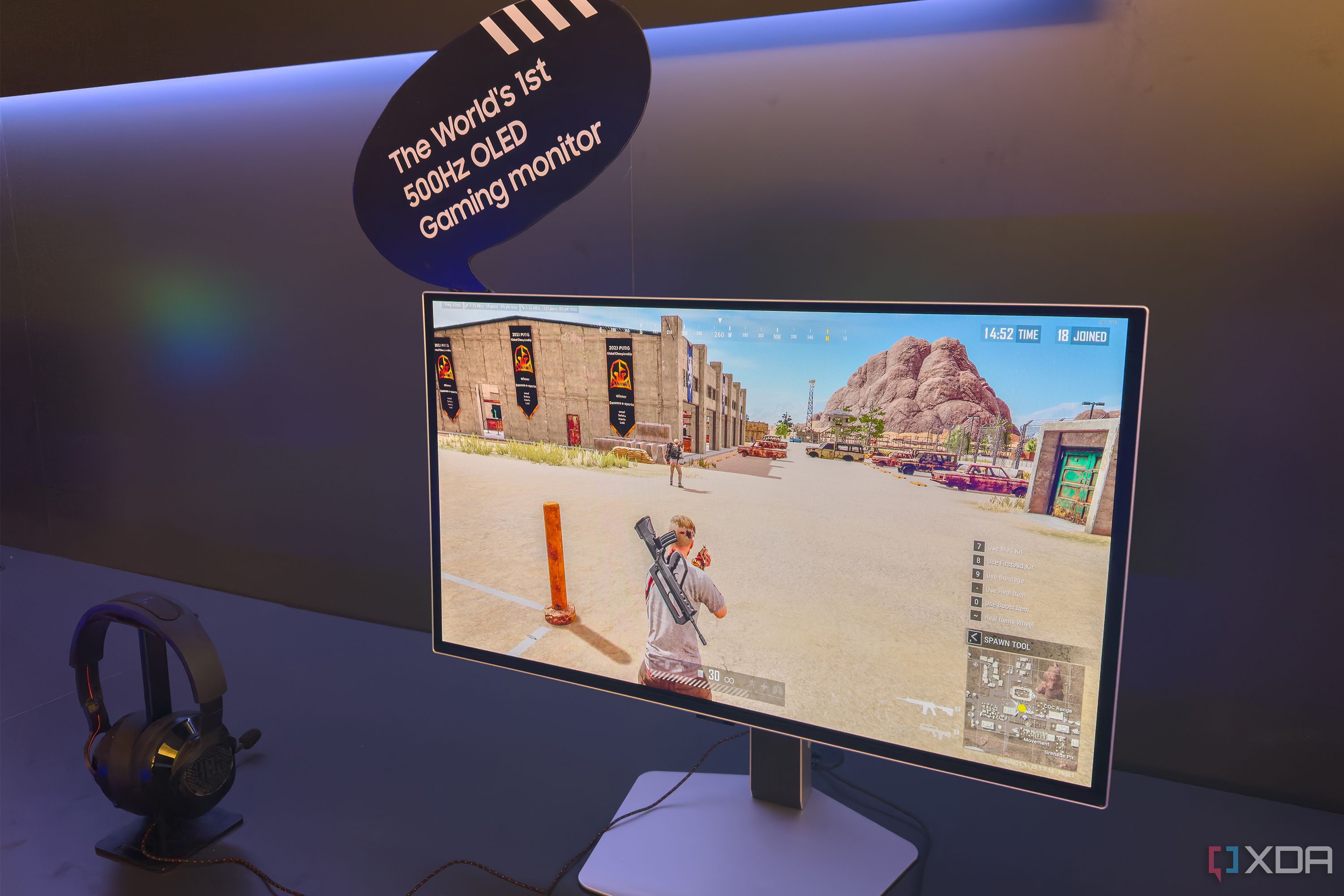 Samsung Odyssey OLED G6 500Hz Monitor at CES 2025