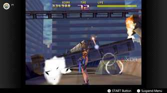 Screenshot of Sin and Punishment for the Nintendo 64 on the Nintendo Switch Online service