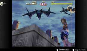 Screenshot of Sin and Punishment for the Nintendo 64 on the Nintendo Switch Online service