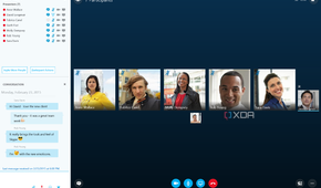 Screenshot of Skype for Business on Windows 8.1