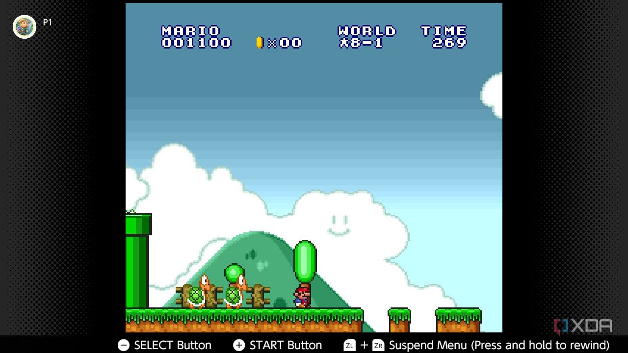 Screenshot of Super Mario All-Stars for the Super Nintendo on the Nintendo Switch Online service