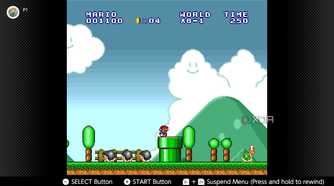 Screenshot of Super Mario All-Stars for the Super Nintendo on the Nintendo Switch Online service