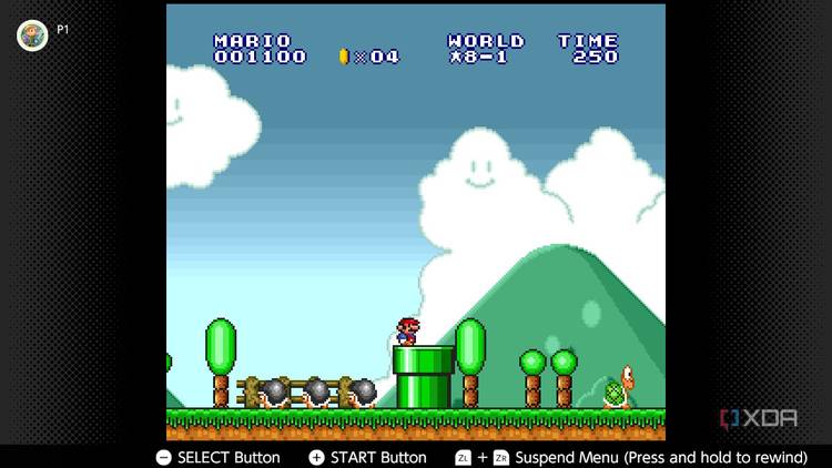 Screenshot of Super Mario All-Stars for the Super Nintendo on the Nintendo Switch Online service
