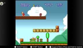 Screenshot of Super Mario All-Stars for the Super Nintendo on the Nintendo Switch Online service