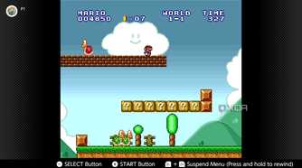 Screenshot of Super Mario All-Stars for the Super Nintendo on the Nintendo Switch Online service
