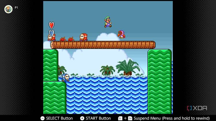 Screenshot of Super Mario All-Stars for the Super Nintendo on the Nintendo Switch Online service