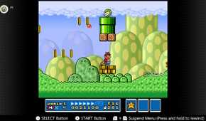 Screenshot of Super Mario All-Stars for the Super Nintendo on the Nintendo Switch Online service
