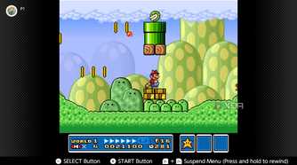 Screenshot of Super Mario All-Stars for the Super Nintendo on the Nintendo Switch Online service