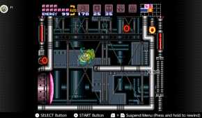 Screenshot of the Super Metroid for the Super Nintendo on the Nintendo Switch Online service