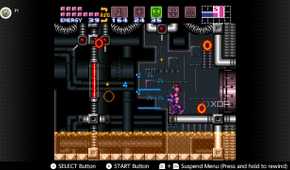 Screenshot of the Super Metroid for the Super Nintendo on the Nintendo Switch Online service