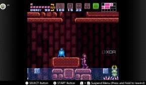Screenshot of the Super Metroid for the Super Nintendo on the Nintendo Switch Online service