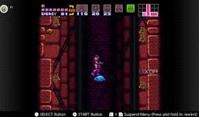 Screenshot of the Super Metroid for the Super Nintendo on the Nintendo Switch Online service