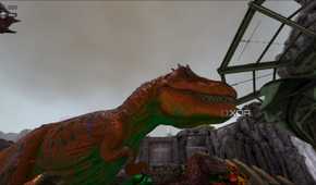 a t-rex in ark survival evolved