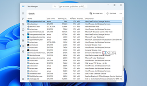 Screenshot showing Task Manager Handles column
