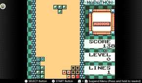 Screenshot of Tetris DX for the Game Boy Color on the Nintendo Switch Online service
