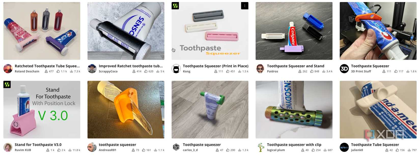 Toothpaste Squeezer search on MakerWorld