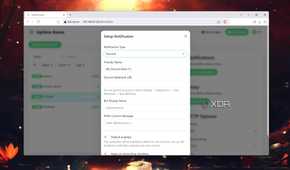 Setting up notifications on Uptime Kuma