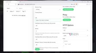 Adding a new container to Uptime Kuma