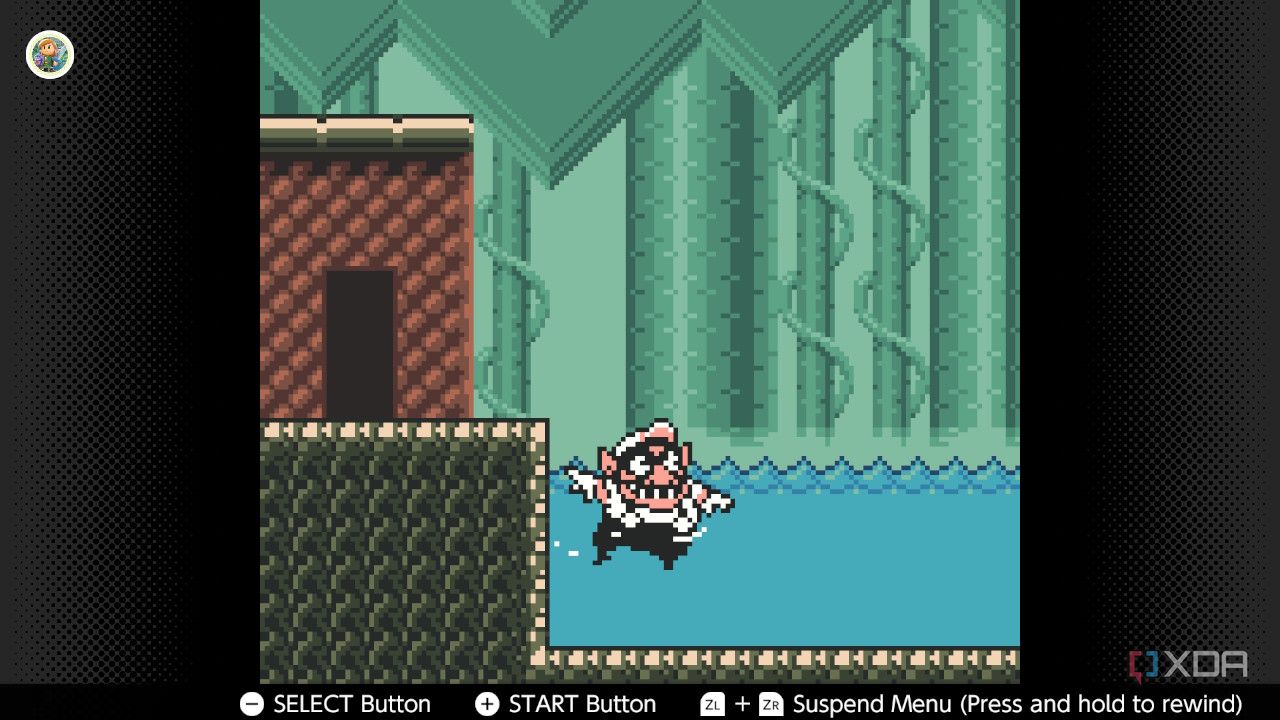 Screenshot of Wario Land 3 on the Game Boy Color on the Nintendo Switch Online service
