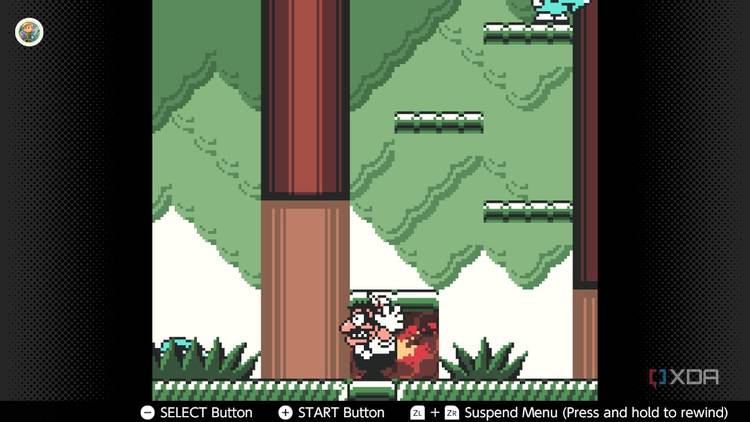Screenshot of Wario Land 3 on the Game Boy Color on the Nintendo Switch Online service