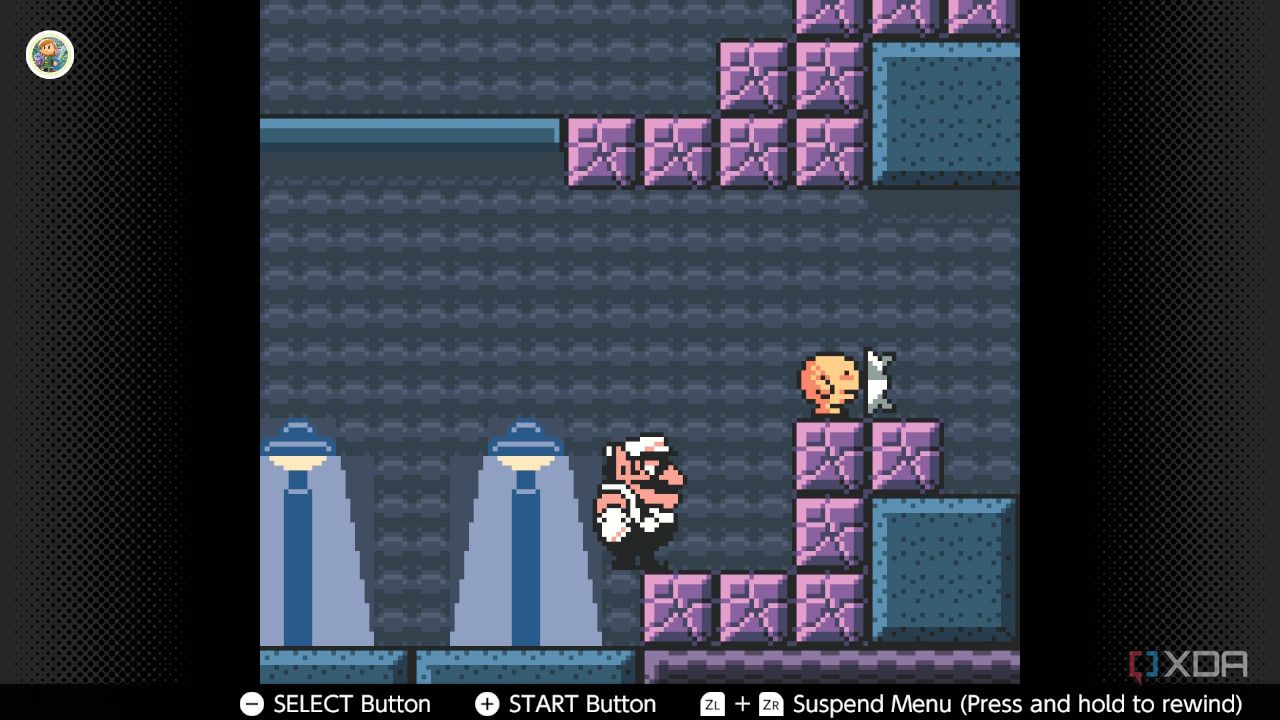 Screenshot of Wario Land 3 on the Game Boy Color on the Nintendo Switch Online service