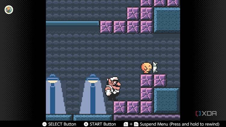 Screenshot of Wario Land 3 on the Game Boy Color on the Nintendo Switch Online service