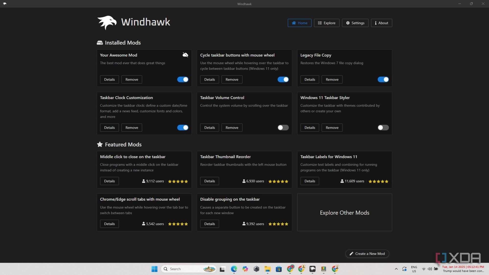 Windhawk vs Rainmeter: Choosing the best way to customize Windows