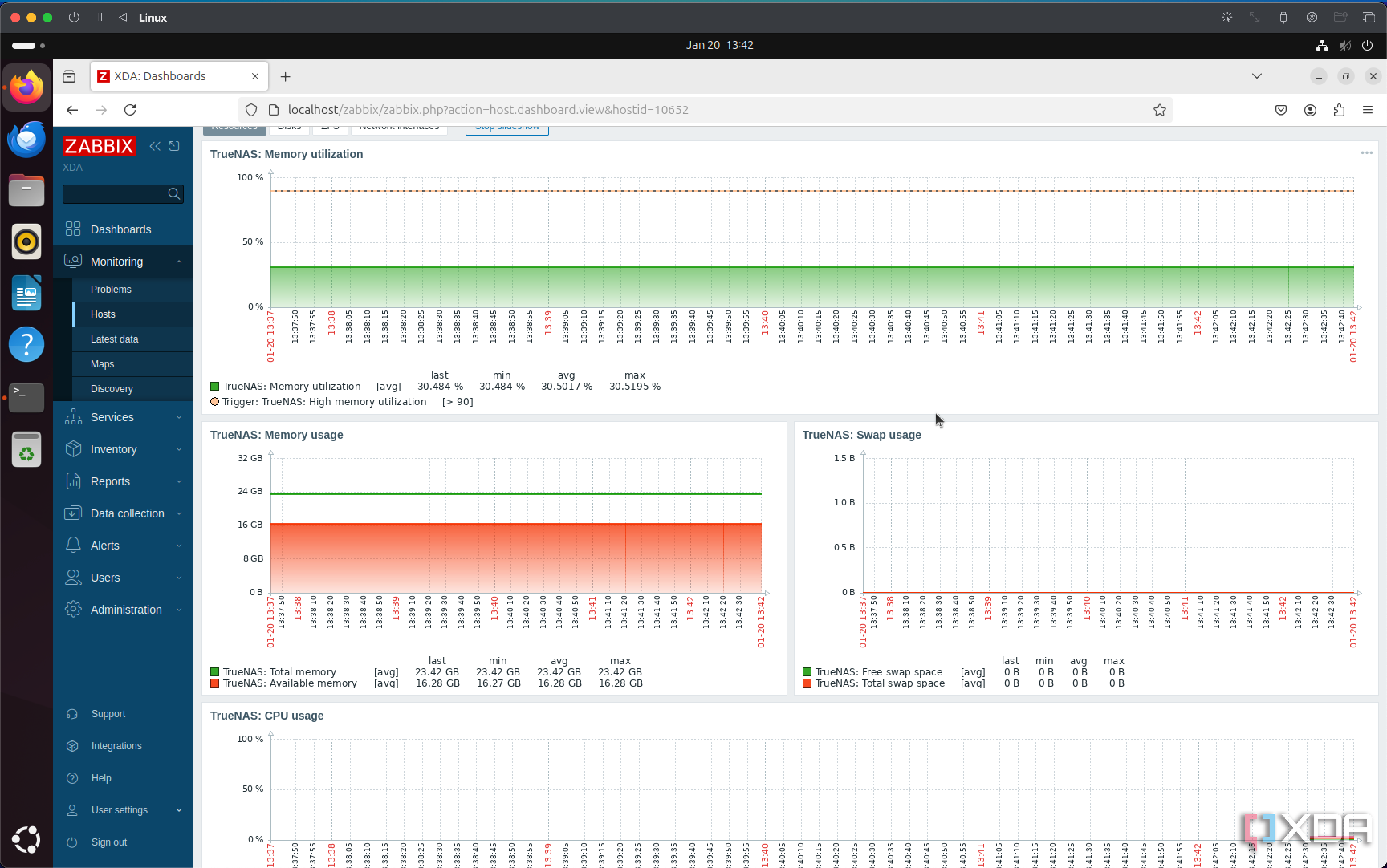 zabbix-truenas-monitoring
