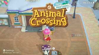 Animal Crossing: New Horizons Opening Screen