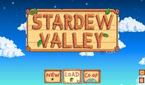 Stardew Vallley opening screen