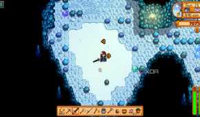 Avatar fighting in mines in Stardew Valley