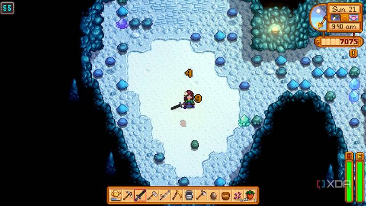 Avatar fighting in mines in Stardew Valley