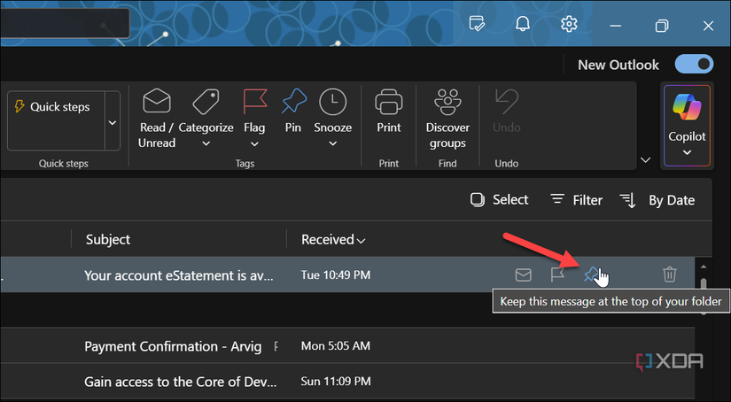 Outlook Pin Code 7 tips for getting more out of the new Outlook app on Windows 11