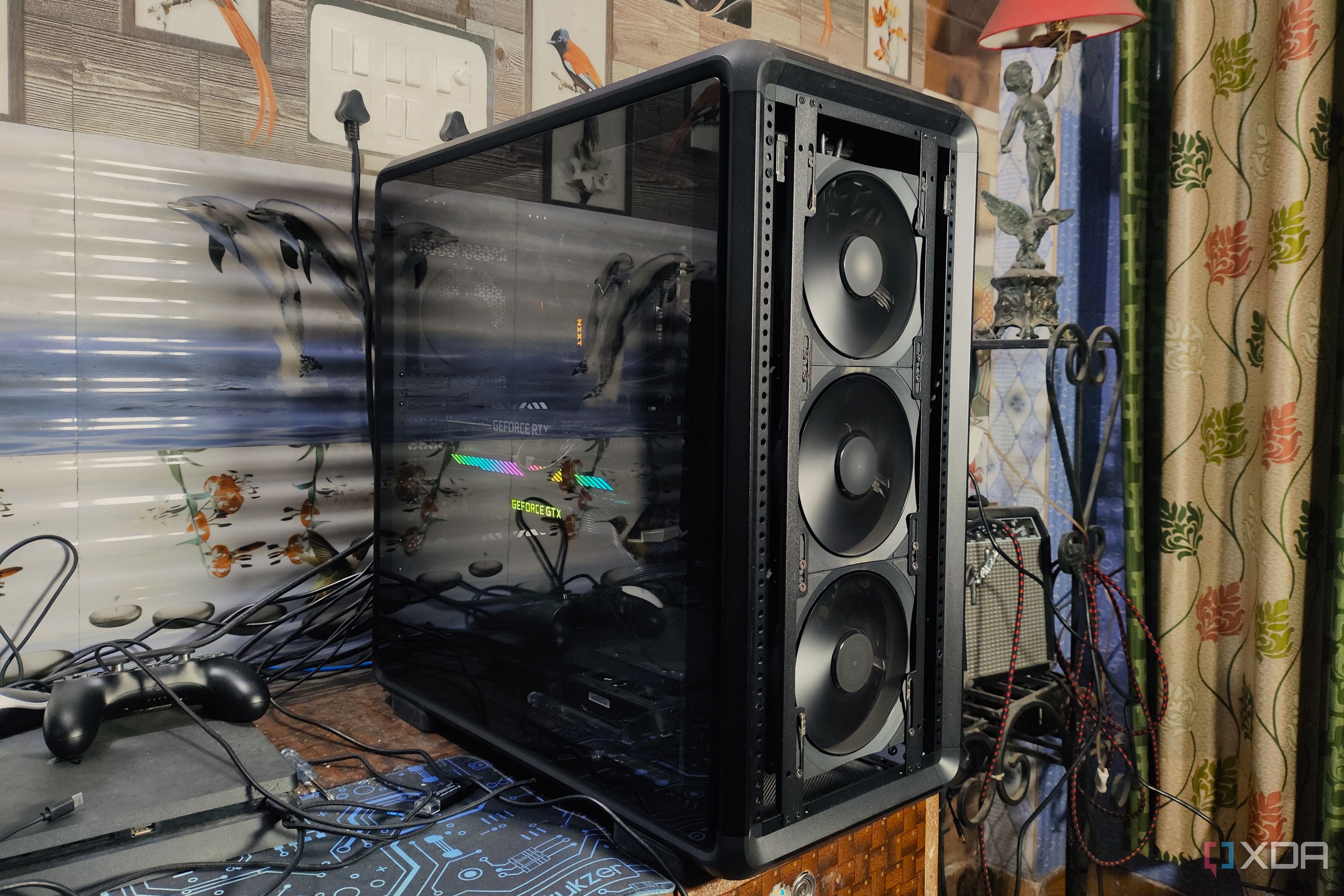 A PC with an RTX 3080 Ti and a GTX 1080