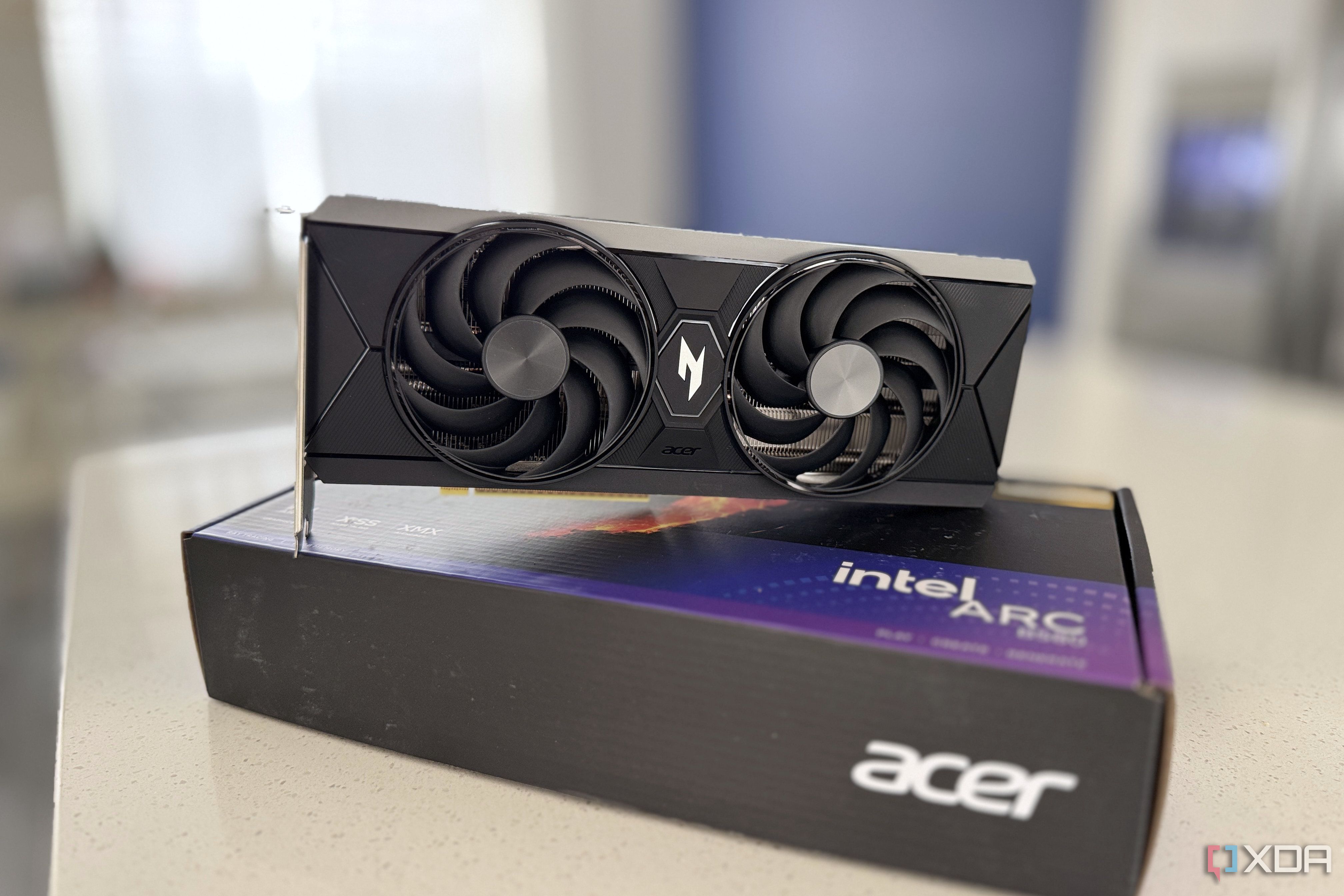 acer b580 arc gpu on box