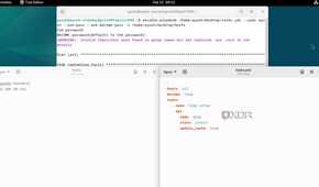 Some Ansible files and the command to execute a Playbook