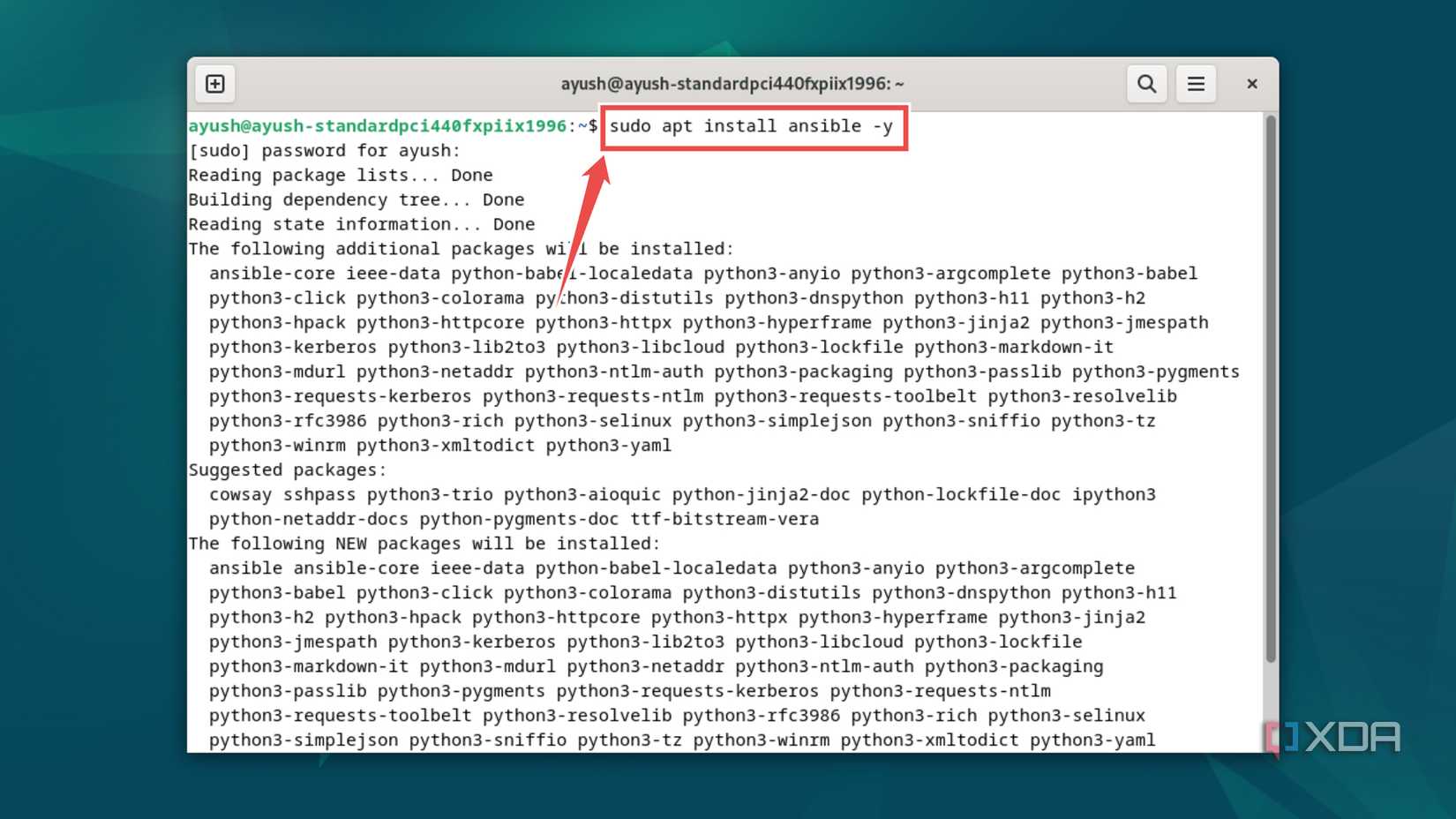 Installing Ansible on Debian